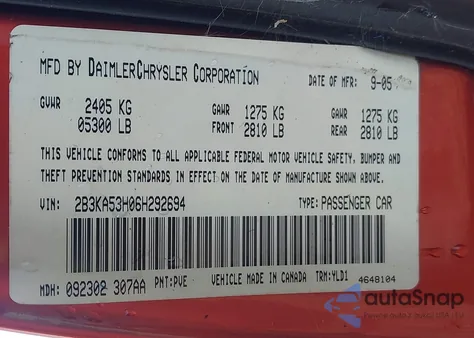 2006 Dodge Charger Rt from USA, damaged, VIN 2B3KA53H06H292694